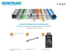 Tablet Screenshot of montano.se
